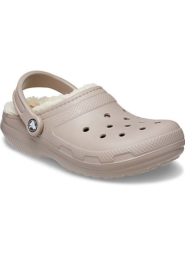 Faux-Fur Lined Clogs by Crocs Look Again