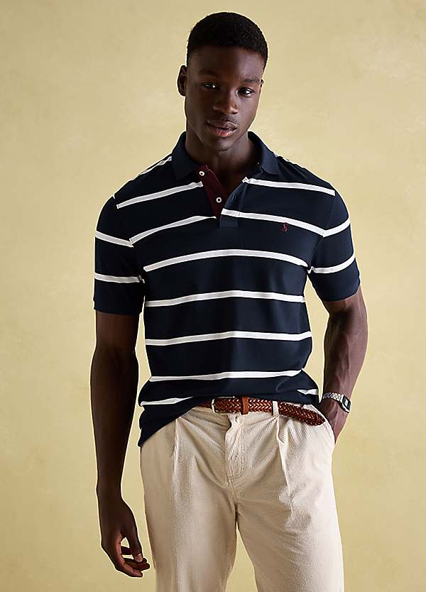 Filbert Striped Polo Shirt by Joules Look Again