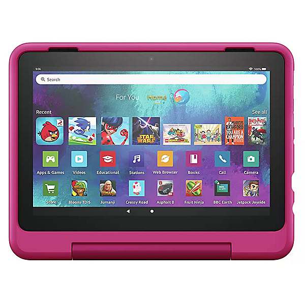 Fire HD 8 Tablet Kids Pro Edition 32GB, 8 in, Rainbow (2022) by