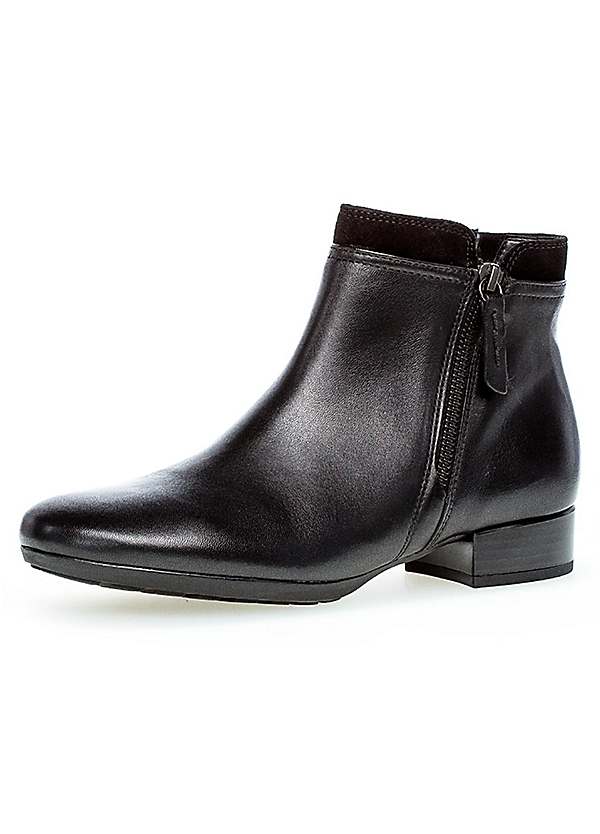 Soft leather flat sale ankle boots