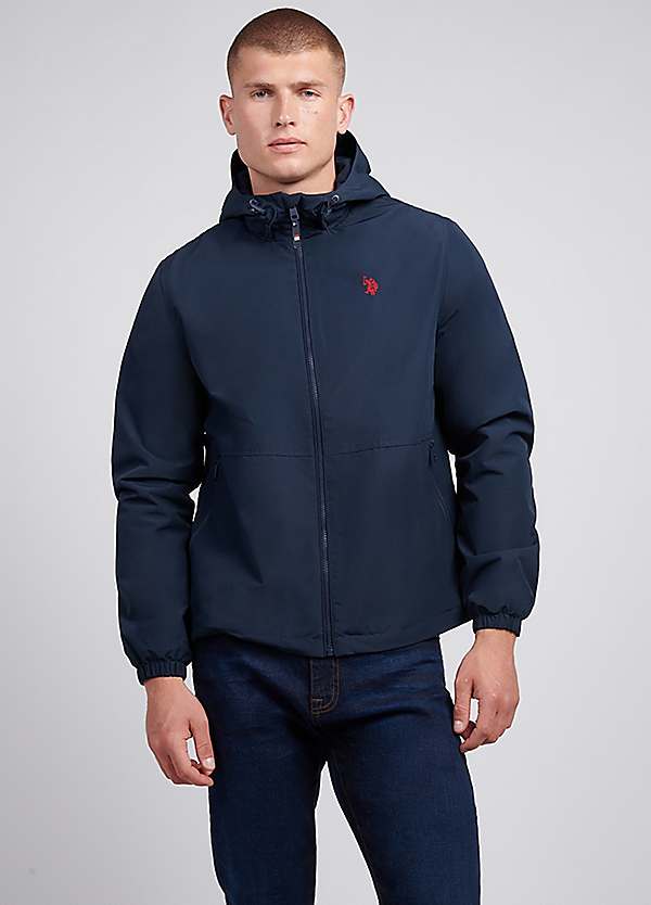 Fleece Lined Windbreaker Jacket by U.S. Polo Assn Look Again