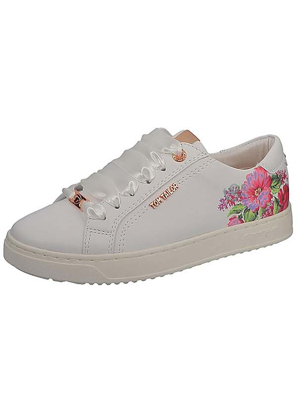 Floral Print Platform Trainers by Tom Tailor Look Again
