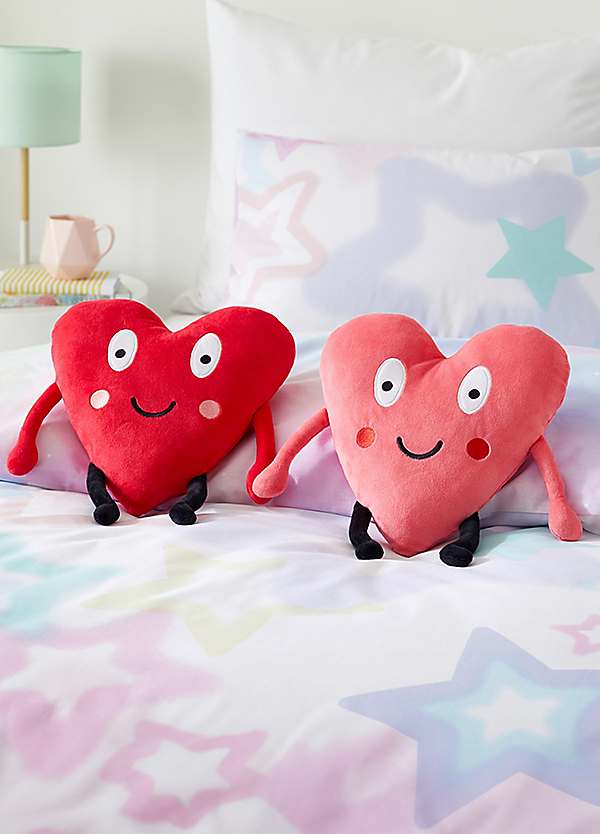 Catherine Lansfield Forever Together Sweet Hearts 25x24cm 3D Cushion by Catherine Lansfield