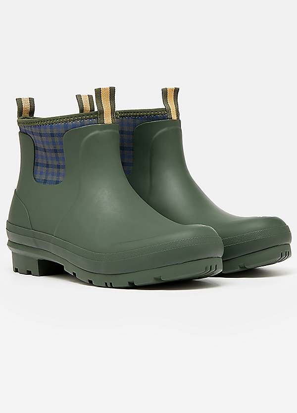 Foxton Heritage Green Neoprene Lined Ankle Wellies by Joules Look Again