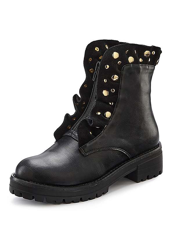 Small hot sale combat boots