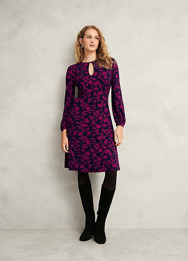skin tight knee length dresses Anecdote U-Neckline Knee Length Dress Blush