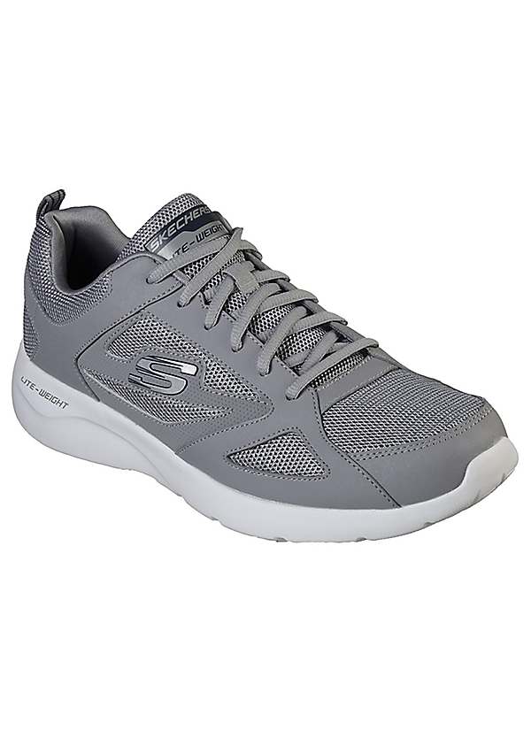 Skechers gray memory foam sneakers on sale