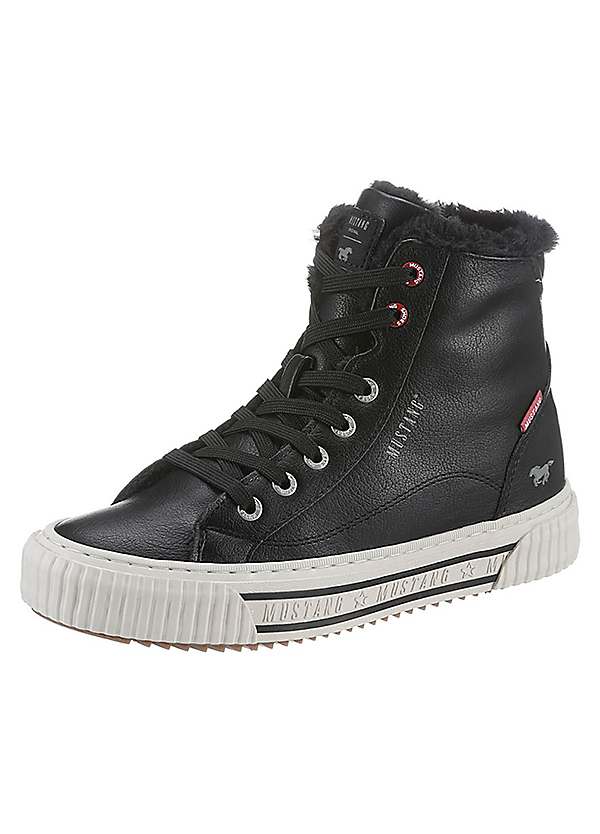 Mustang hi top outlet trainers