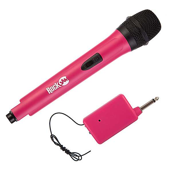 High Fidelity Wireless Microphone for Karaoke Pink by RockJam