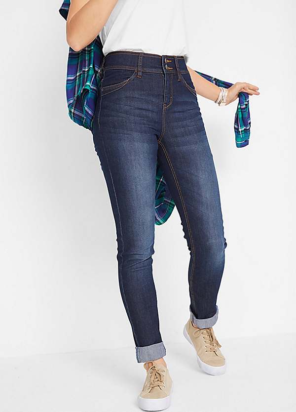 High Waist Straight Leg Jeans by bonprix Look Again