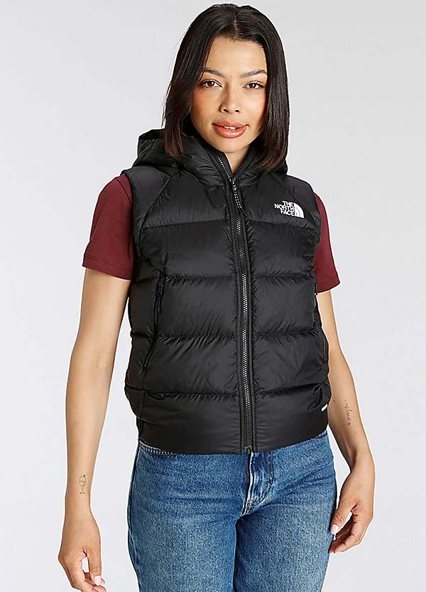 North face hot sale gilet black