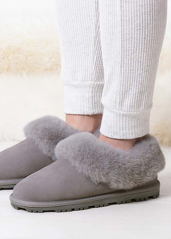 Suede slippers ladies online