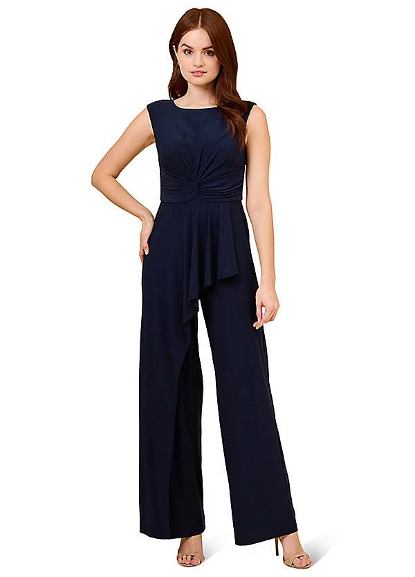 Jersey Draped Jumpsuit by Adrianna Papell