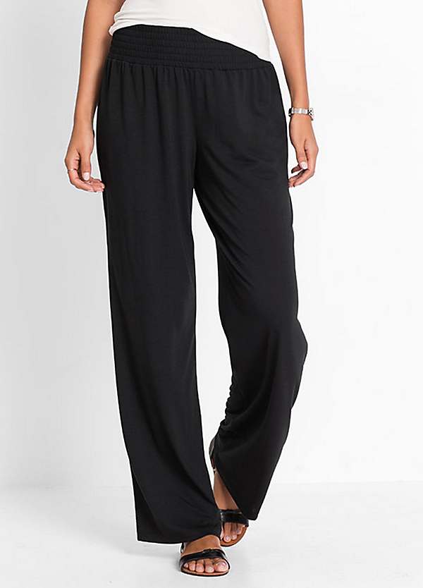 Jersey Palazzo Trousers by bonprix