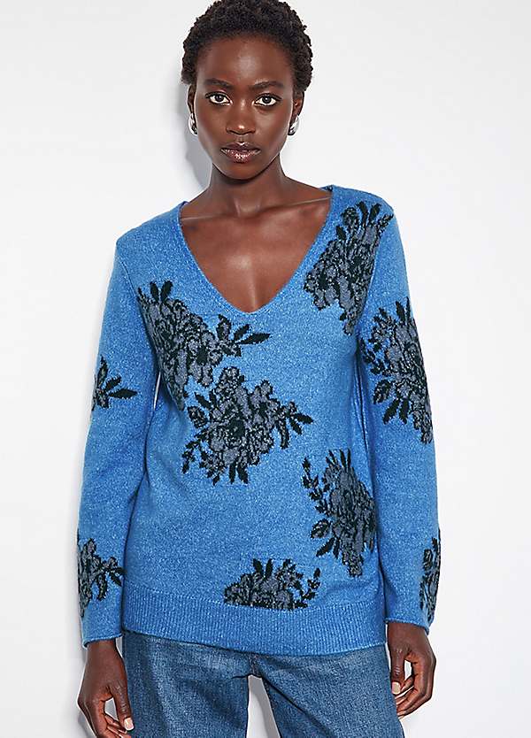 Jacquard jumper womens store
