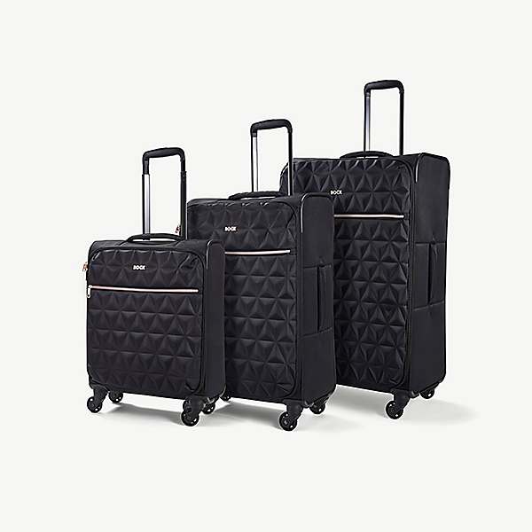 Jewel 3 Piece Soft Suitcase Set by Rock