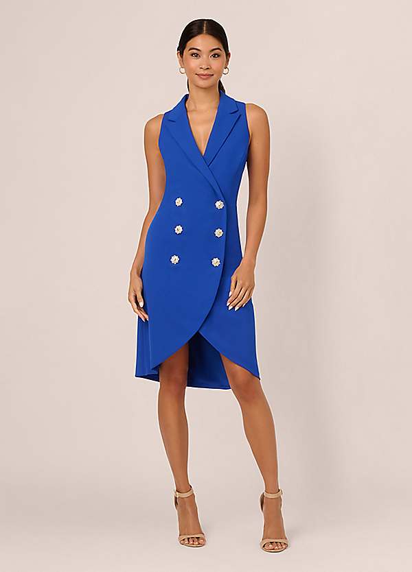 Jewel Tuxedo Short Dress by Adrianna Papell Look Again