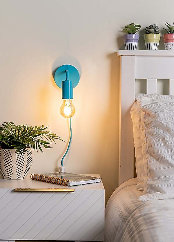 Plug in wall lights living room hotsell