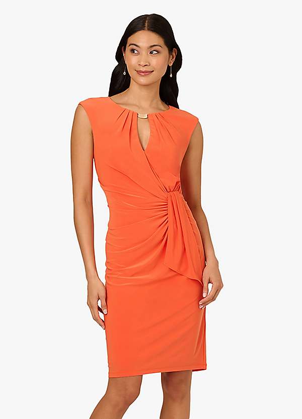 adrianna papell orange dress Buy Adrianna Papell Orange Printed Short Dress from Next USA