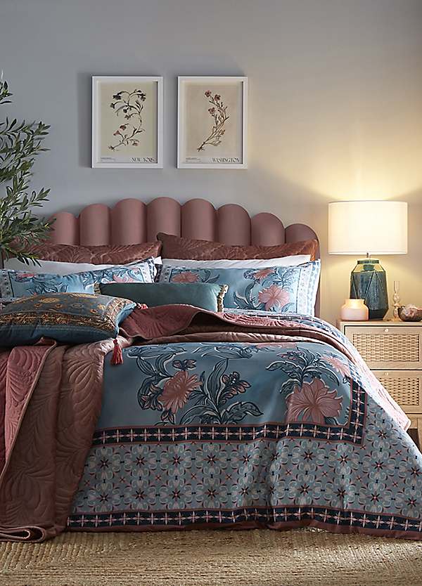 Freemans Home Kiara Cotton Sateen 180 Thread Count Duvet Cover Set by Freemans Home