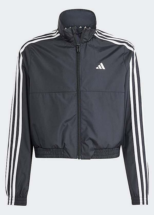 Adidas black sports jacket online