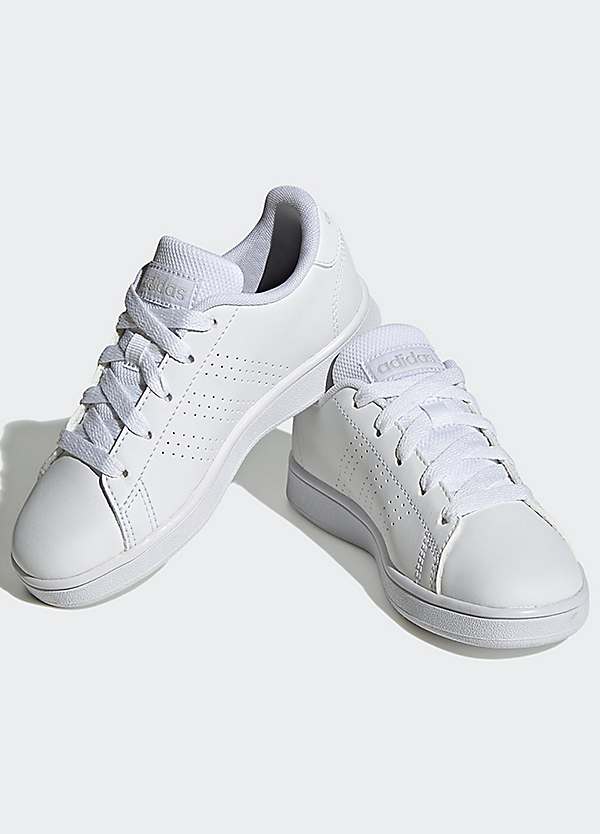 Adidas advantage clean hot sale junior trainers