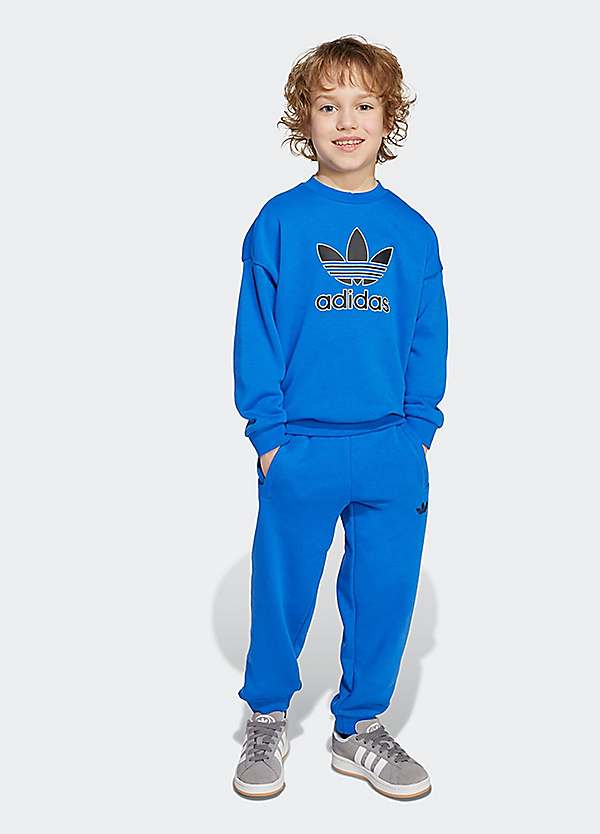 adidas crew neck tracksuit