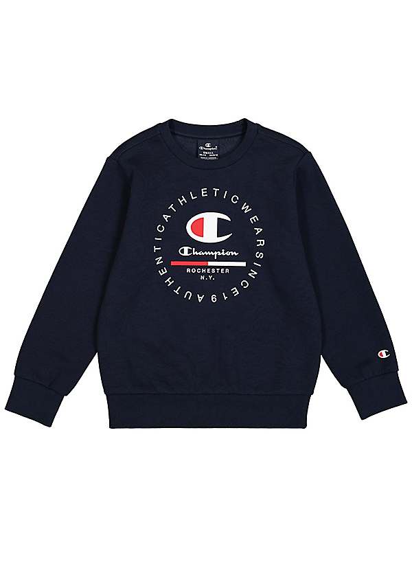 Champion Kids Sweatshirts Black Champion Boys Champion Black Crew