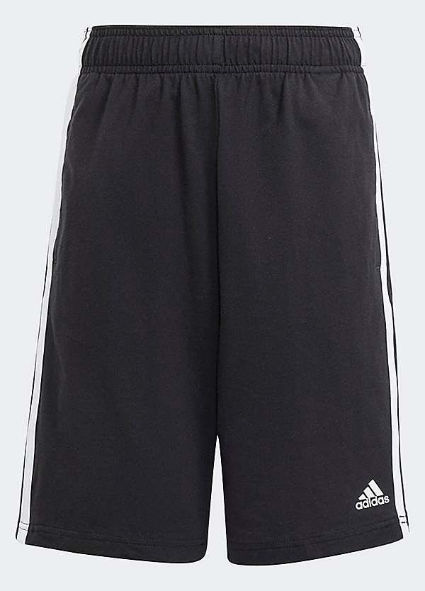 Kids Essentials 3 Stripe Shorts by adidas Sportswear