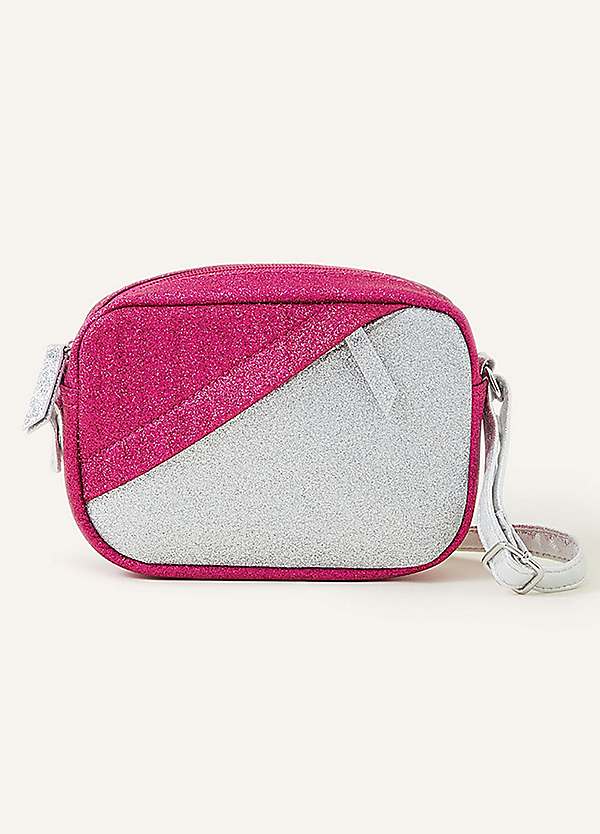 Kids Glitter Panel Crossbody Bag by Accessorize