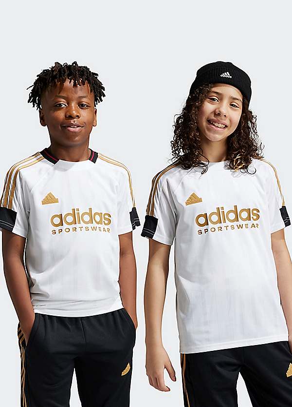 Kids Graphic Print Sports T Shirt by adidas Performance