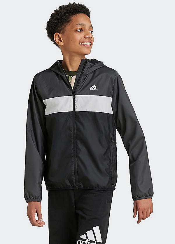 Kids Hooded Windbreaker by adidas Sportswear