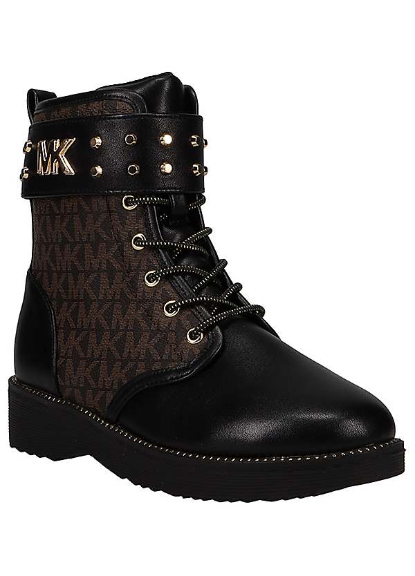 Michael kors lace up on sale booties