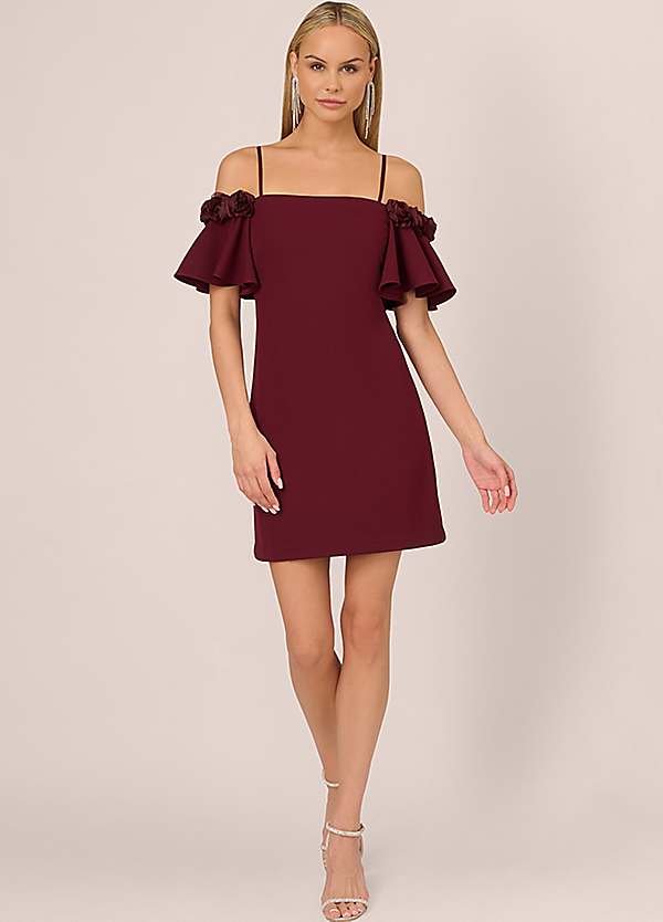 Knit Crepe Cocktail Dress by Adrianna Papell | Look Again