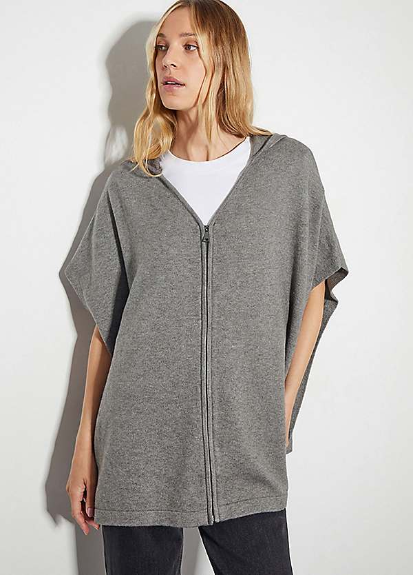 Poncho style hoodie on sale