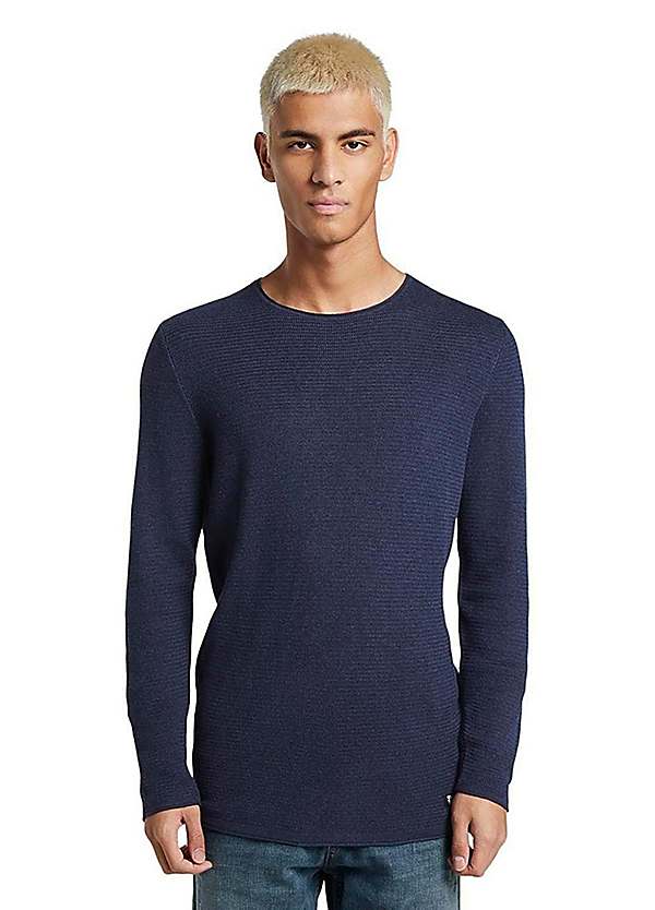 Knitted Long Sleeve Sweatshirt by Tom Tailor Look Again