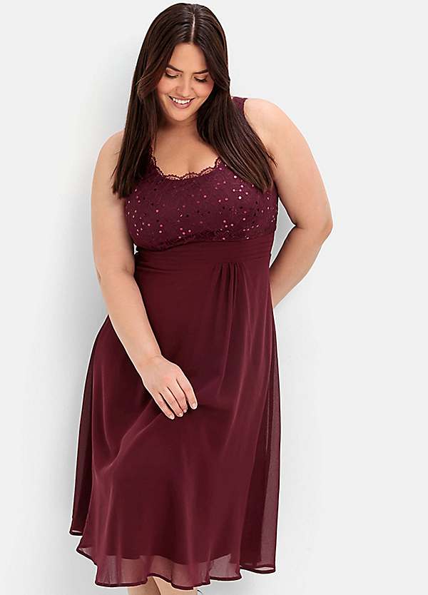 Torrid burgundy lace on sale dress