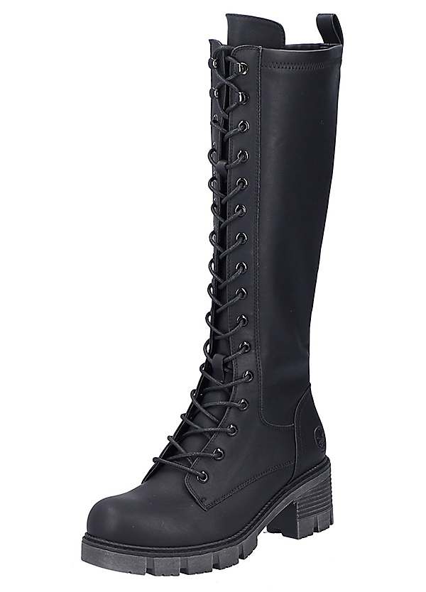 Rieker lace up mid calf boot online