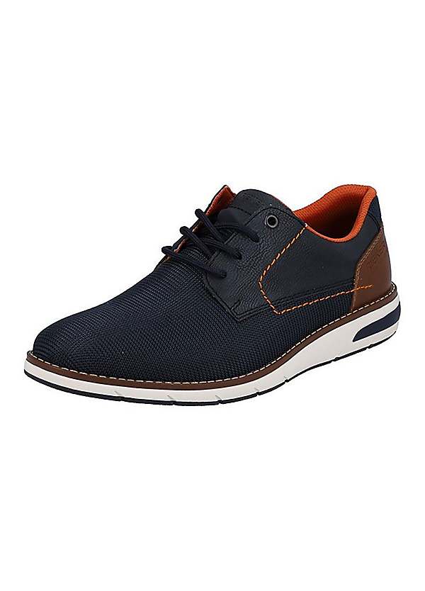 Casual Shoe Where Is Rieker Shoes Made Blue Elasticated Shoes For Men Rieker B3357-15
