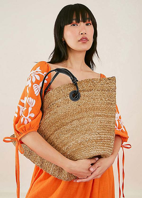 Accessorize hot sale straw bag