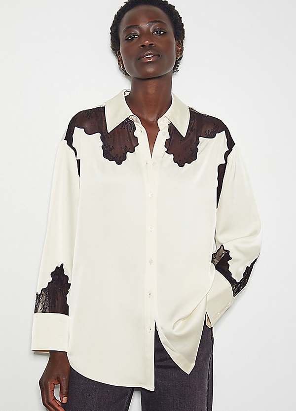 Leah Lace Shirt by Monsoon | Look Again
