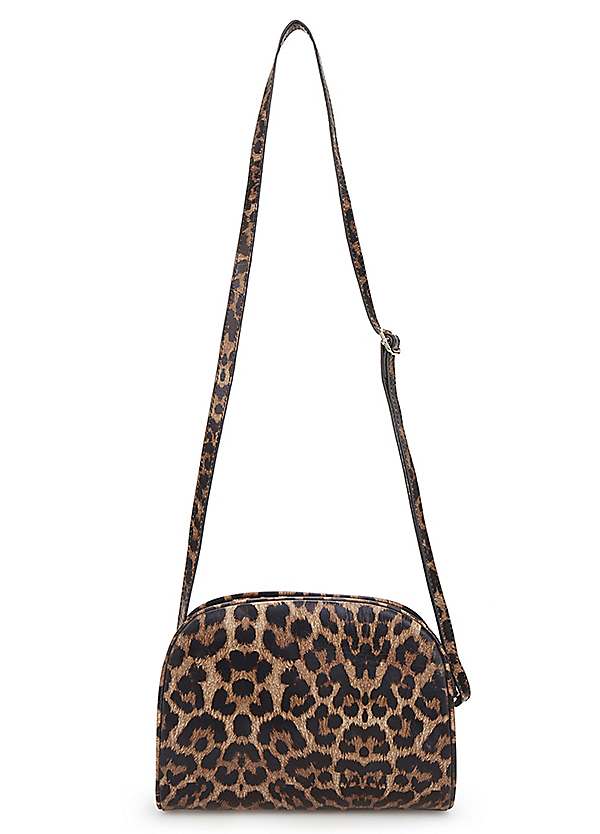 Leopard print crossbody bag hotsell