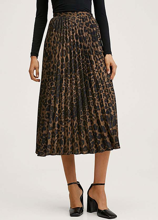 Lipsy leopard hotsell print skirt