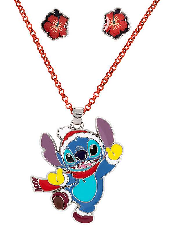 Stitch and angel on sale necklace