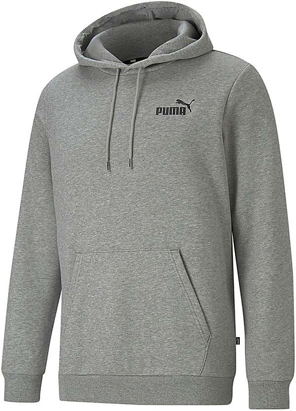 Mens grey outlet puma hoodie