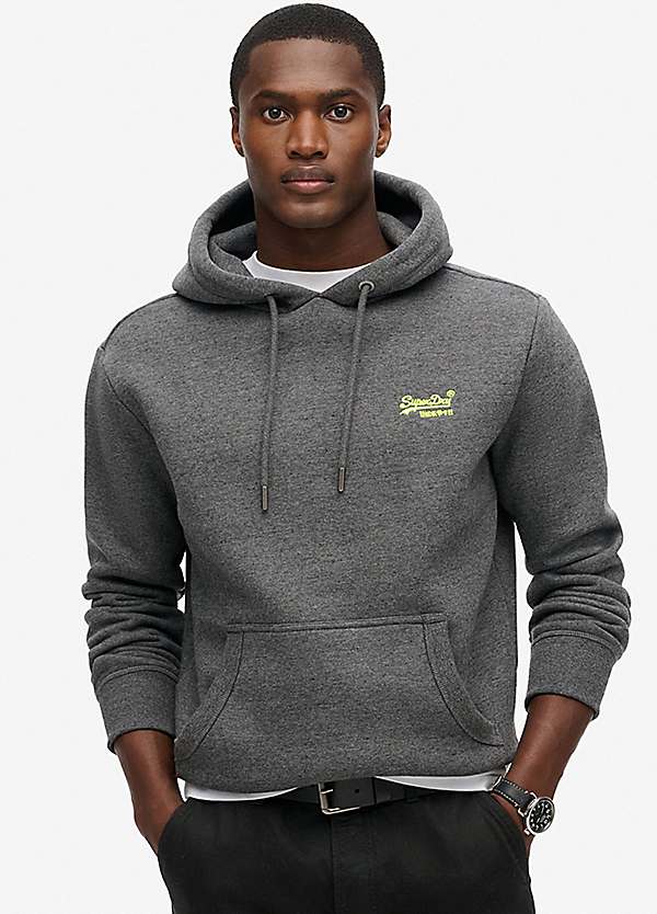 Long Sleeve 'Essential Logo' Hoodie by Superdry Look Again