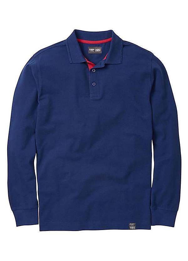 Cotton traders mens long sleeve polo shirts hotsell