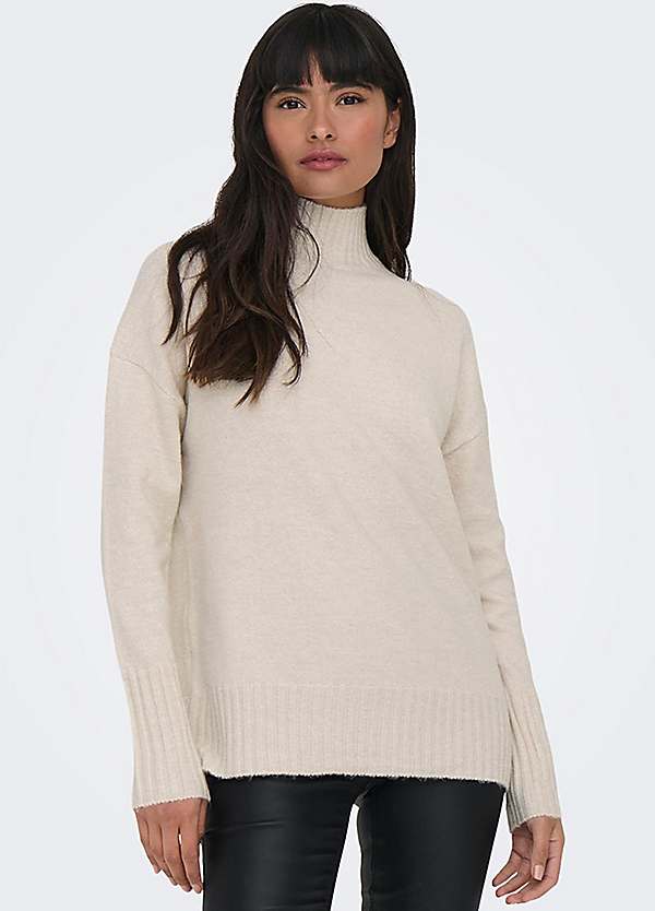 Long Sleeve Rib Knit Jumper by Only Look Again