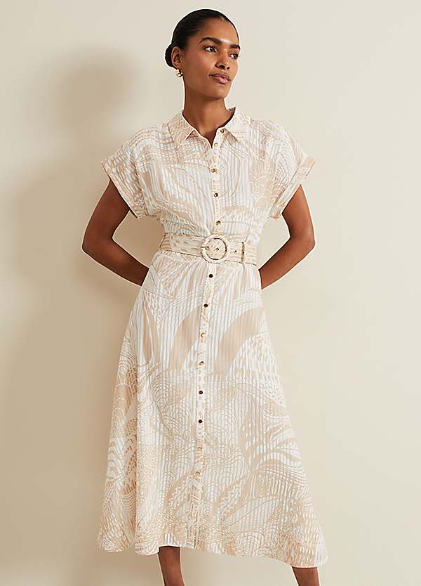 Striped work dress hotsell