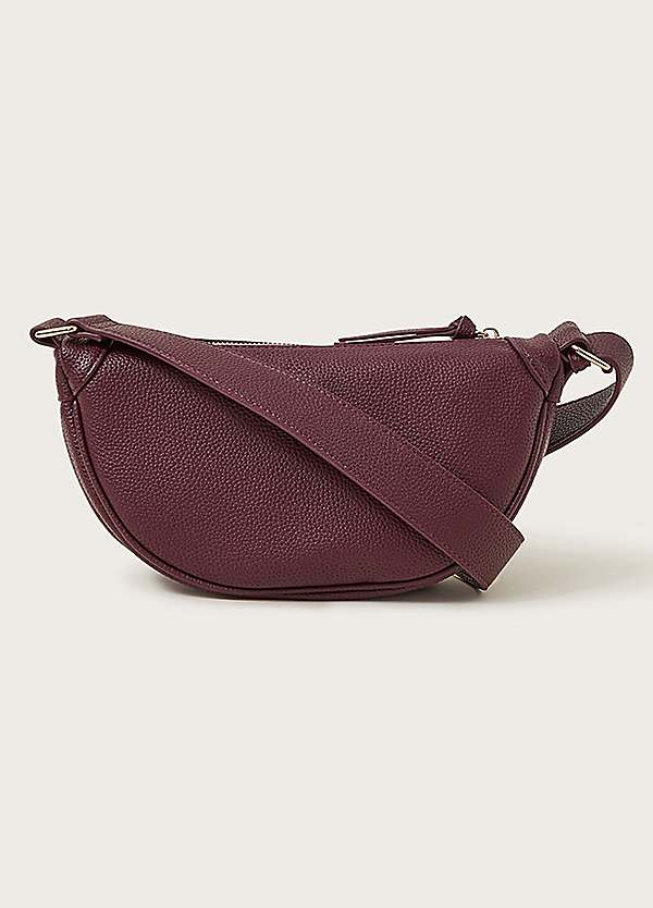 Meg Faux Leather Crescent Sling Bag by Monsoon Look Again